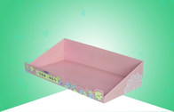 Màn hình trên quầy các tông có thể tái chế để quảng cáo miếng bông trang điểm Hello Kitty